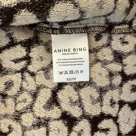 ANINE BING Sawyer Leopard Jacket - Picture 5 of 6